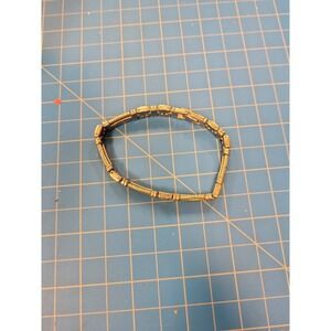 JW Vintage Style Gold Tone Bracelet Fashion Jewelry Accessory 7 inch